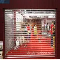 Shopfront Automatic Clear Polycarbonat Roll -Up -Türen